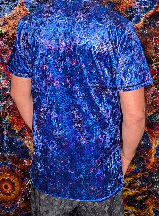 Eclectic Spectrum Crushed Velvet T-Shirt