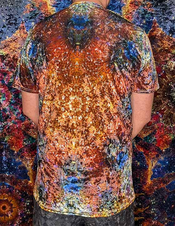 Coral Garden Crushed Velvet T-Shirt
