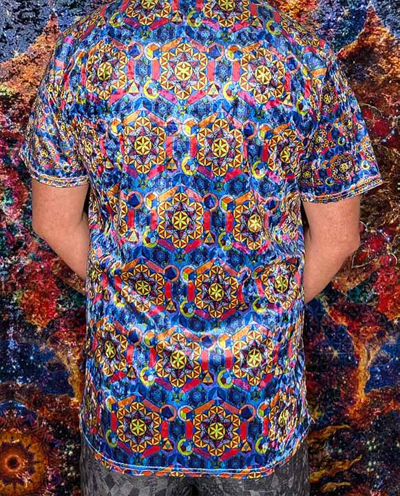 Metatron's Cube Prime Crushed Velvet T-Shirt