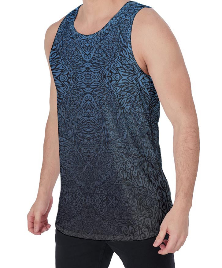 Midnight Owl Crushed Velvet Tank Top
