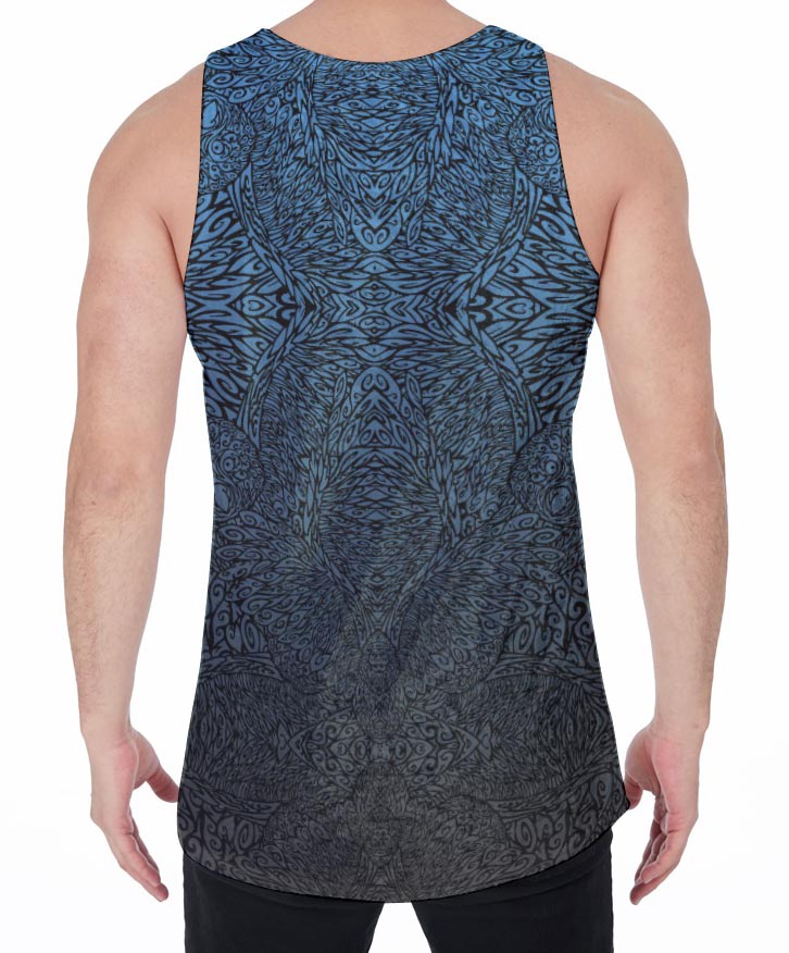 Midnight Owl Crushed Velvet Tank Top