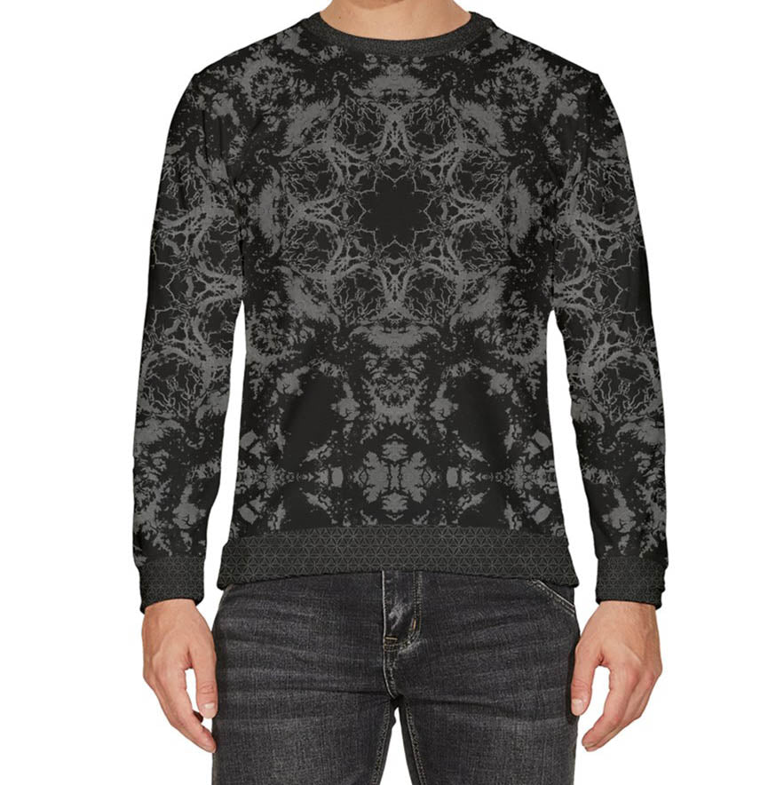 Sobek Nile Mandala Velour Sweater