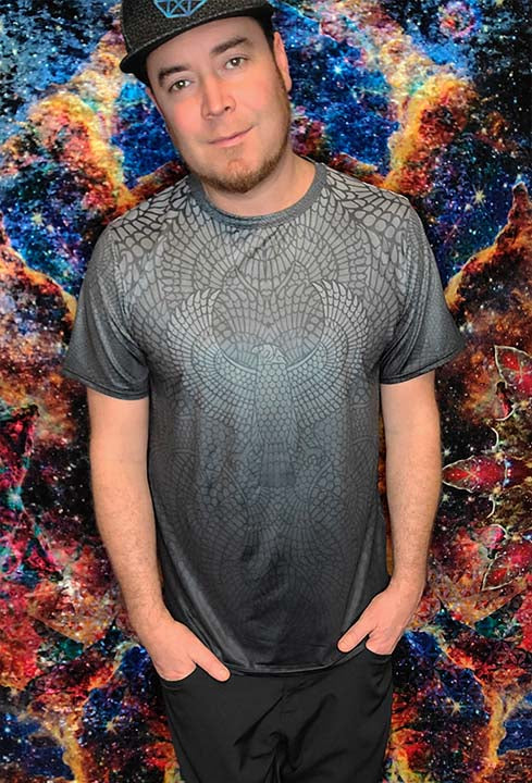 Falcon of Horus Gray T-Shirt