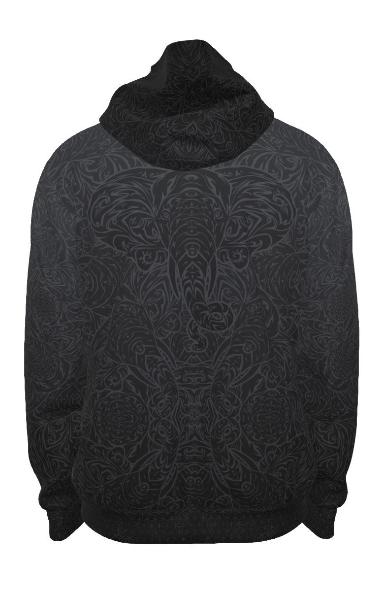 Tribal Elephant Premium Zip Hoodie