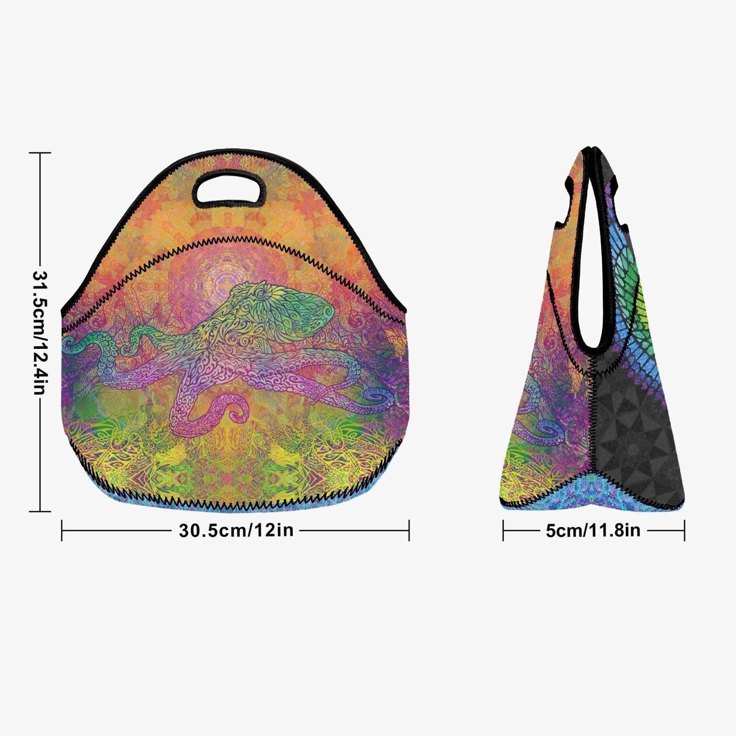 Octopus Eagle Neoprene Lunch Bag