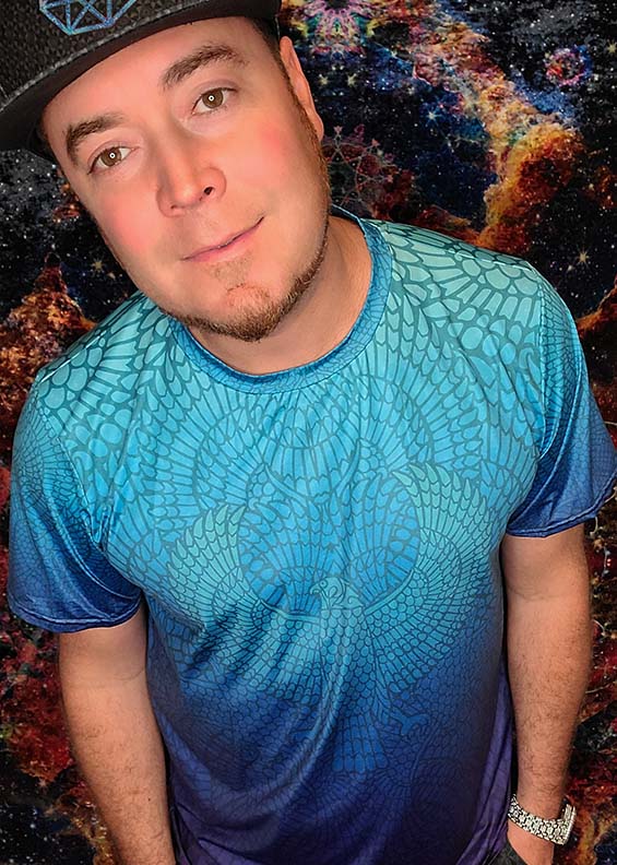 Falcon Of Horus Teal T-Shirt