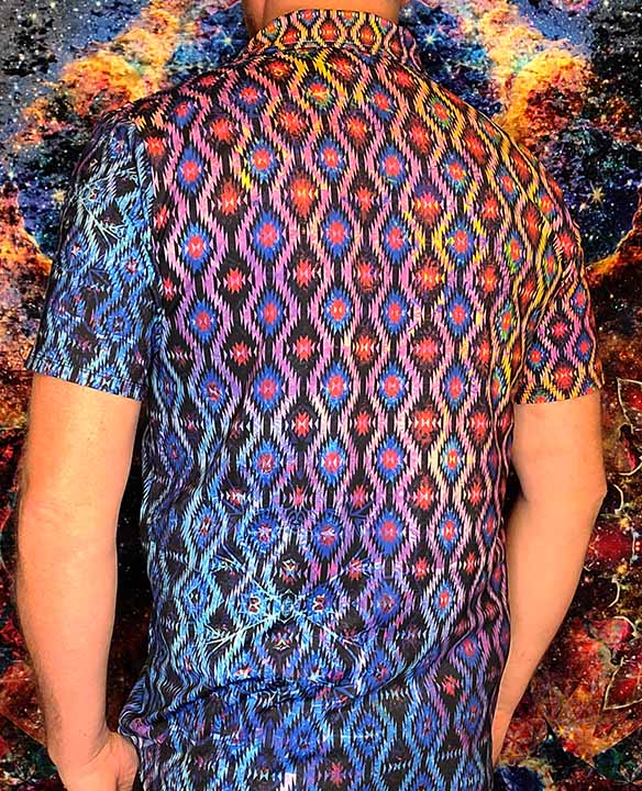 Navajo Sunrise Stretch Polo Golf Shirt