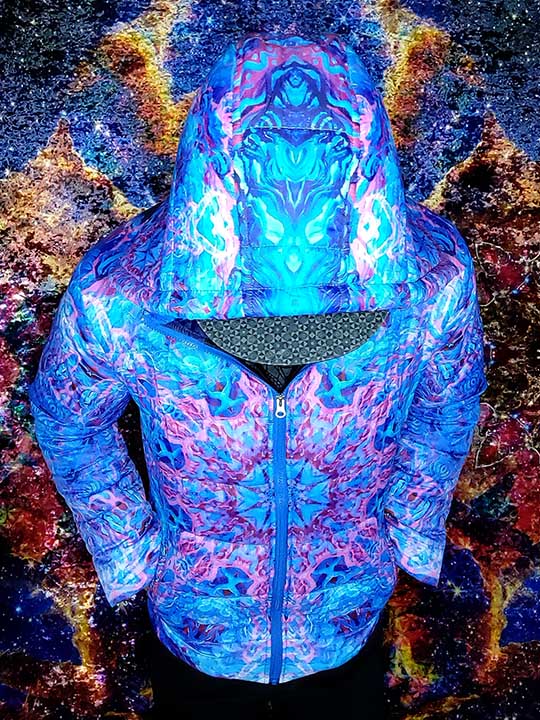 Goodtimes Painting Hooded Puffer Jacket