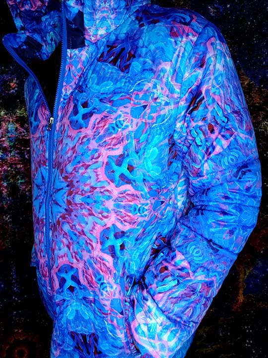 Goodtimes Painting Hooded Puffer Jacket