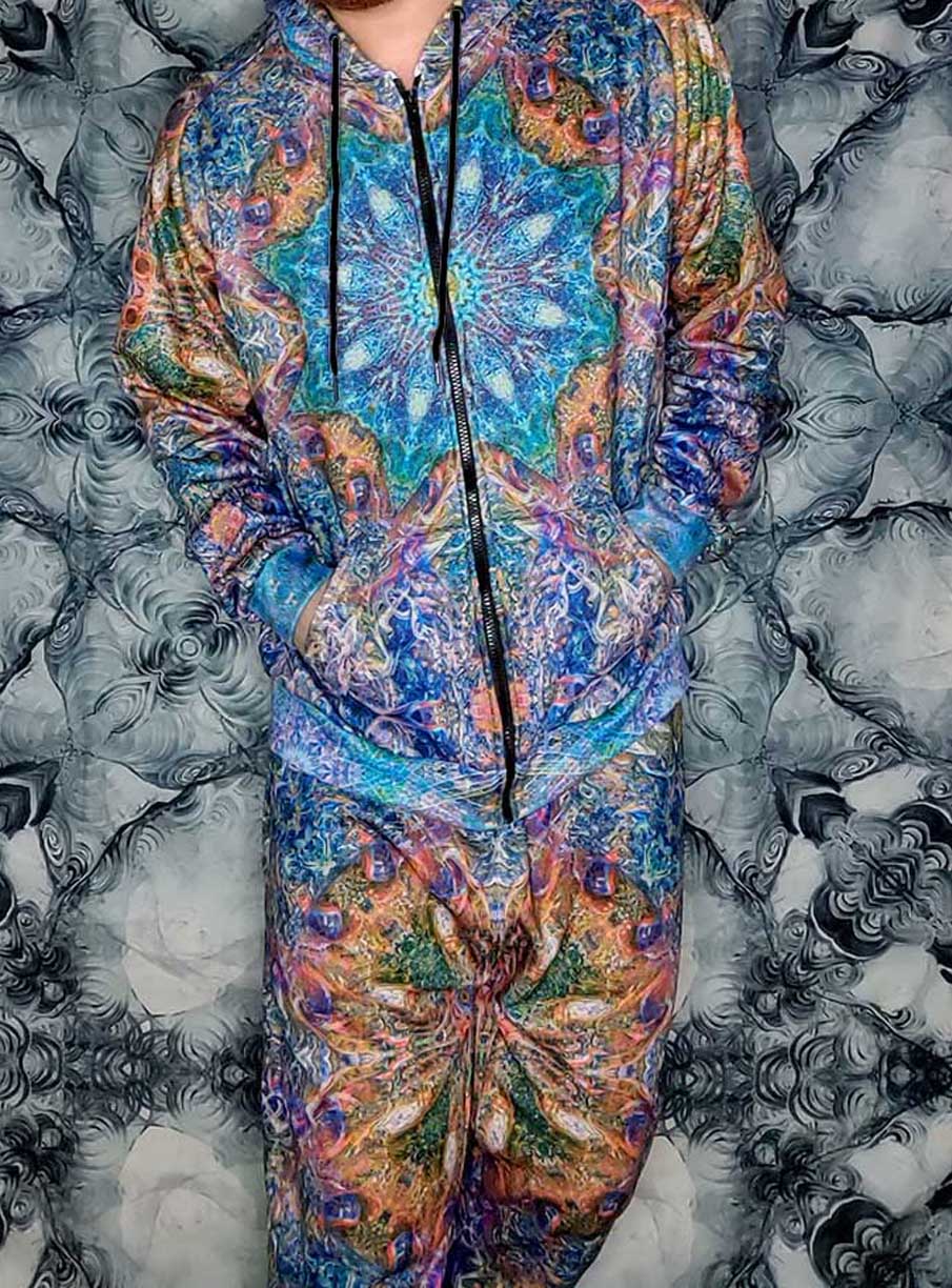 Jupiter Mandala Premium Zip Hoodie
