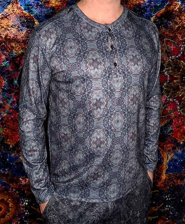 Infrastructure Long-Sleeve Henley Shirt