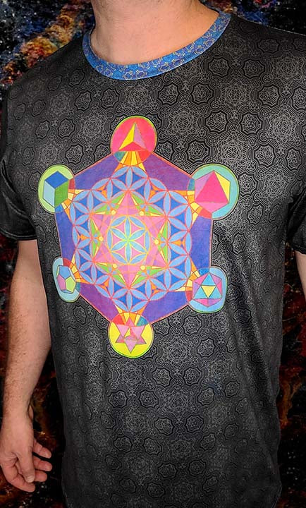 Metatron's Cube Merkabah T-Shirt