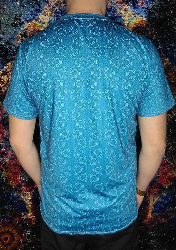Aqua Metatron's Cube T-Shirt