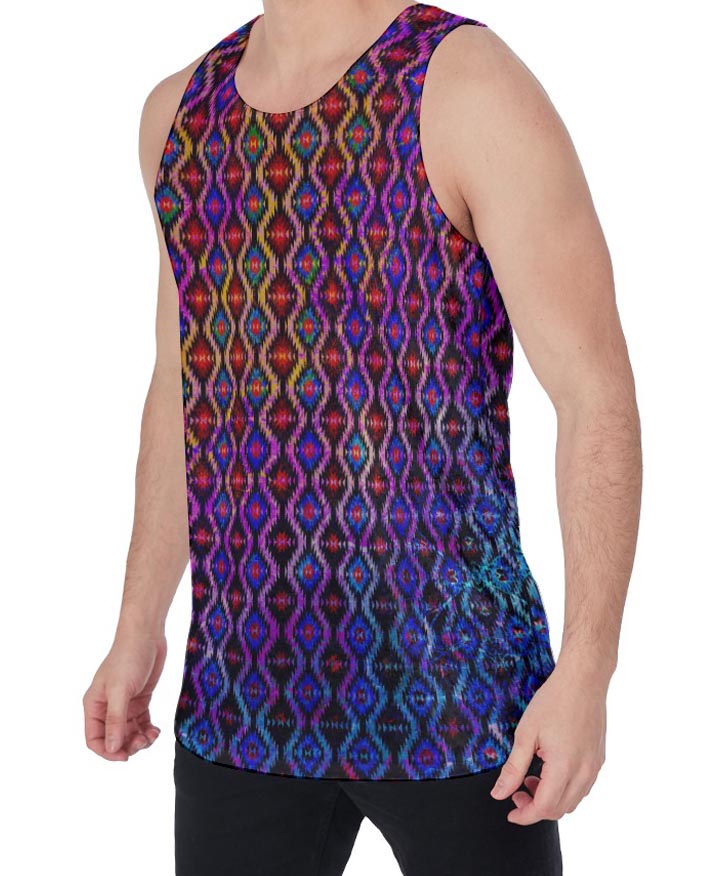 Navajo Sunset Crushed Velvet Tank Top
