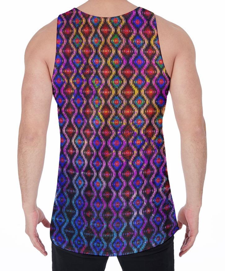 Navajo Sunset Crushed Velvet Tank Top