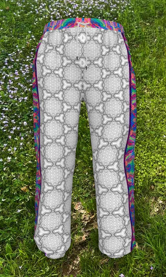 64 Point Star Tetrahedron Day Trip Plush Tracksuit Sweatpants