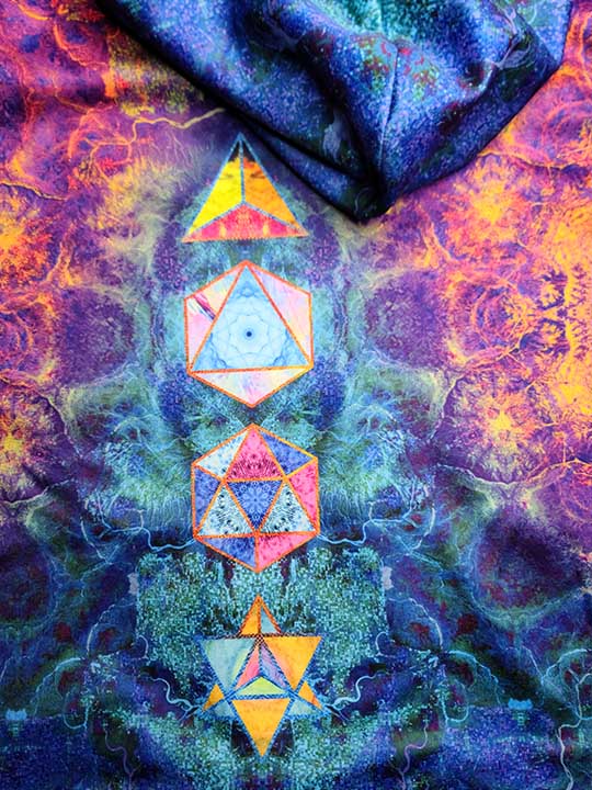 Platonic Solids Premium Zip Hoodie