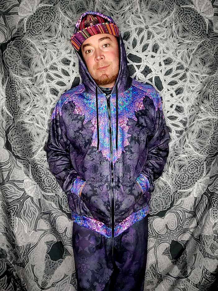 Sea Flower Drop Premium Zip Hoodie