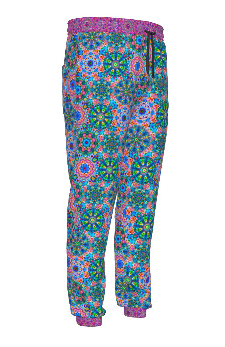Teal Star Dust Joggers