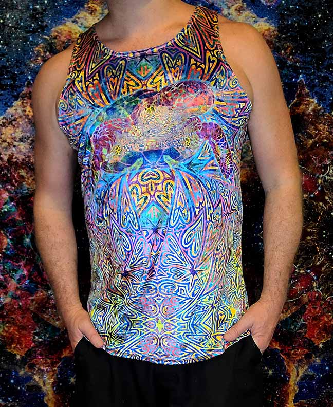 Sea Turtle Medicine Crushed Velvet Tank Top