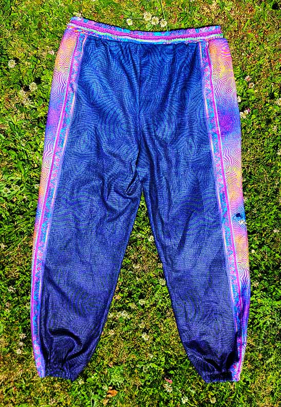 Zebra Rainbows Plush Tracksuit Sweatpants