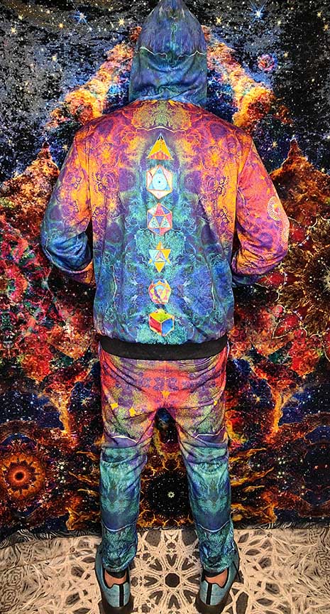 Platonic Solids Premium Zip Hoodie