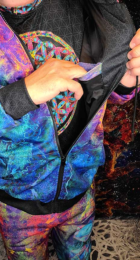 Platonic Solids Premium Zip Hoodie