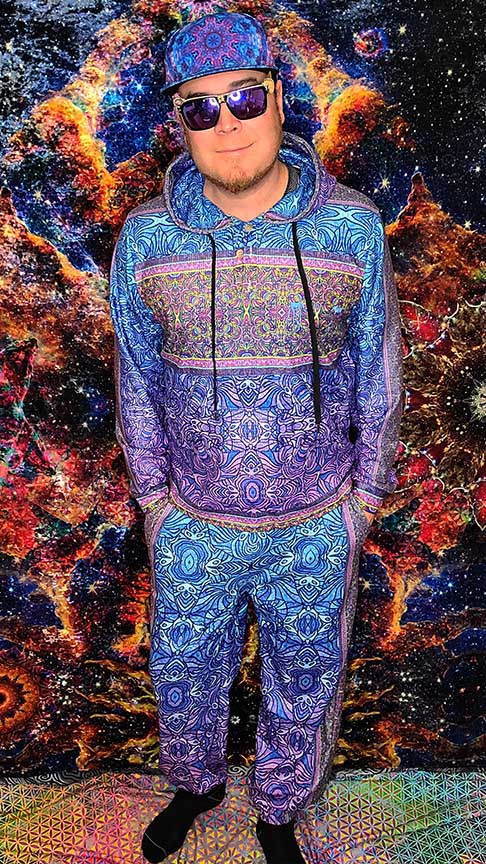 Elephant Medicine Plush Hoodie Tracksuit Top