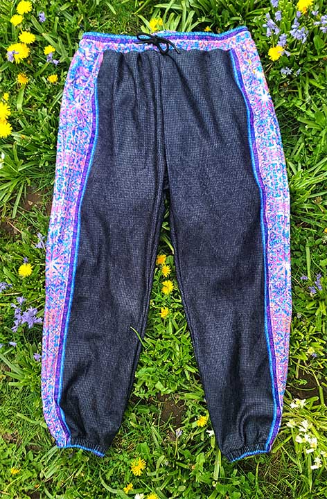 13 Point Bolt Plush Tracksuit Sweatpants
