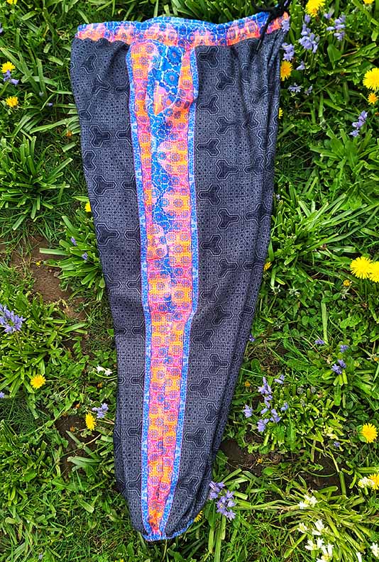 64 Point Star Tetrahedron Plush Tracksuit Sweatpants