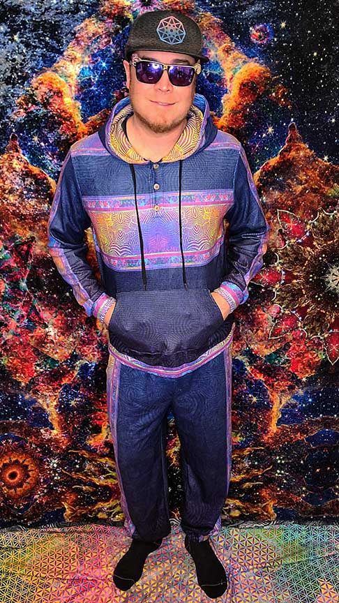 Zebra Rainbows Plush Hoodie Tracksuit Top