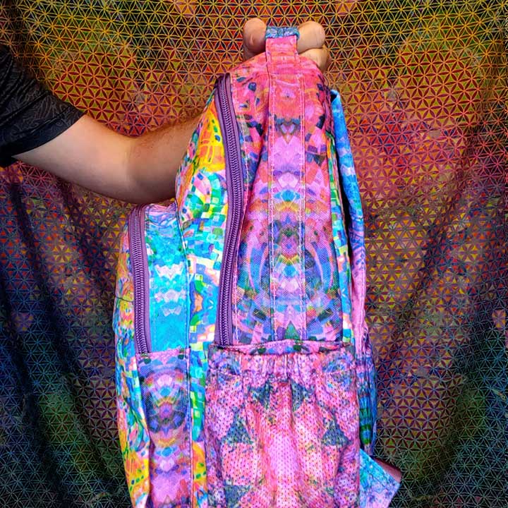 Travelling Waves Psychedelic Backpack