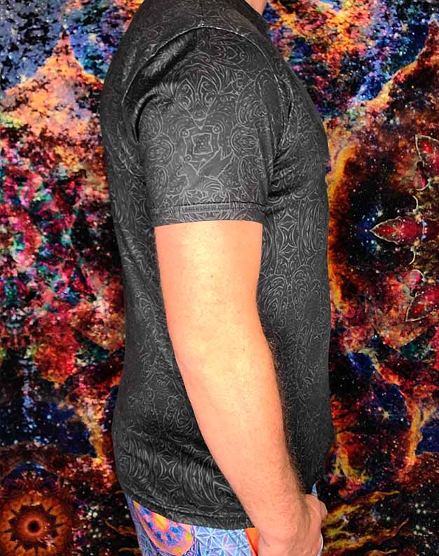 Tribal Elephant Noir T-shirt