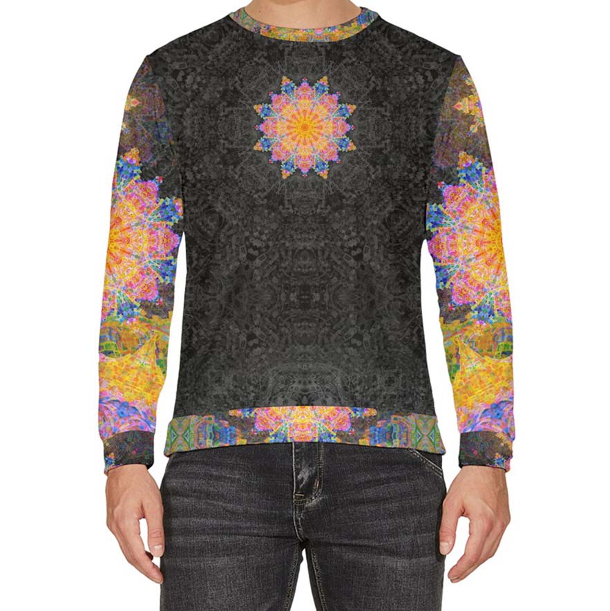 Traveling Galaxies Velour Sweater