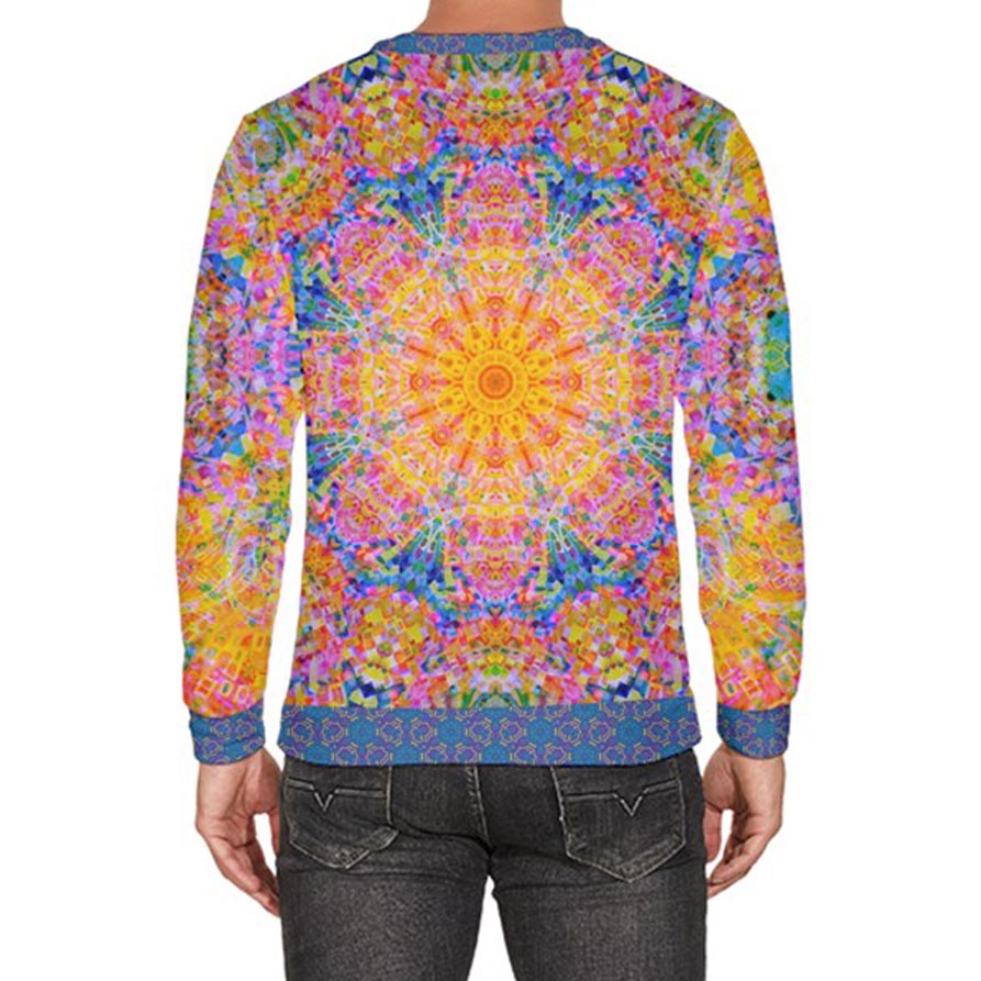 Traveling Waves Velour Sweater
