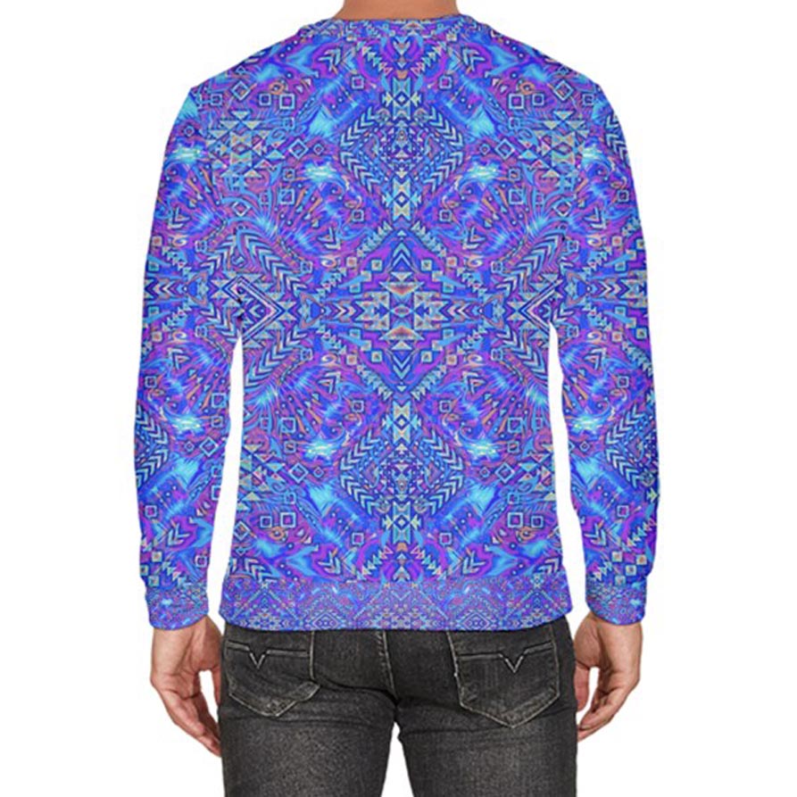 Azul Aztec Velour Sweater