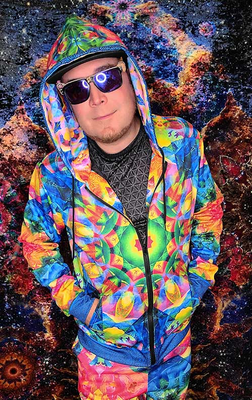 Triptych Mandala Premium Zip Hoodie