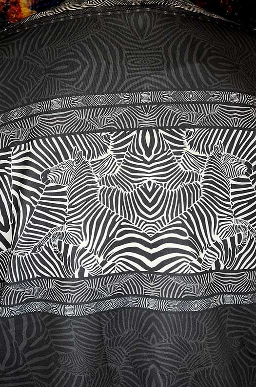 Zebra Reflections Premium Zip Hoodie