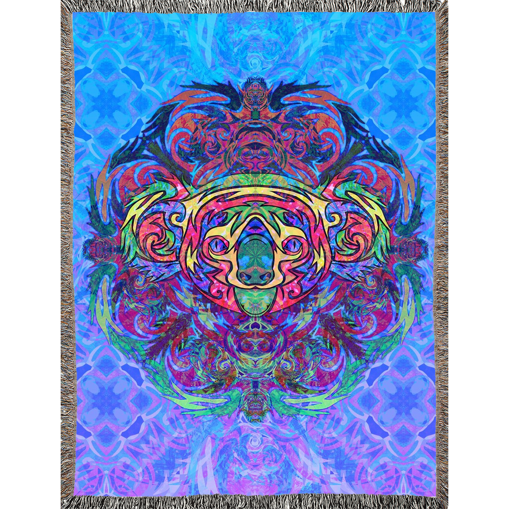 Koala Love Woven Blanket