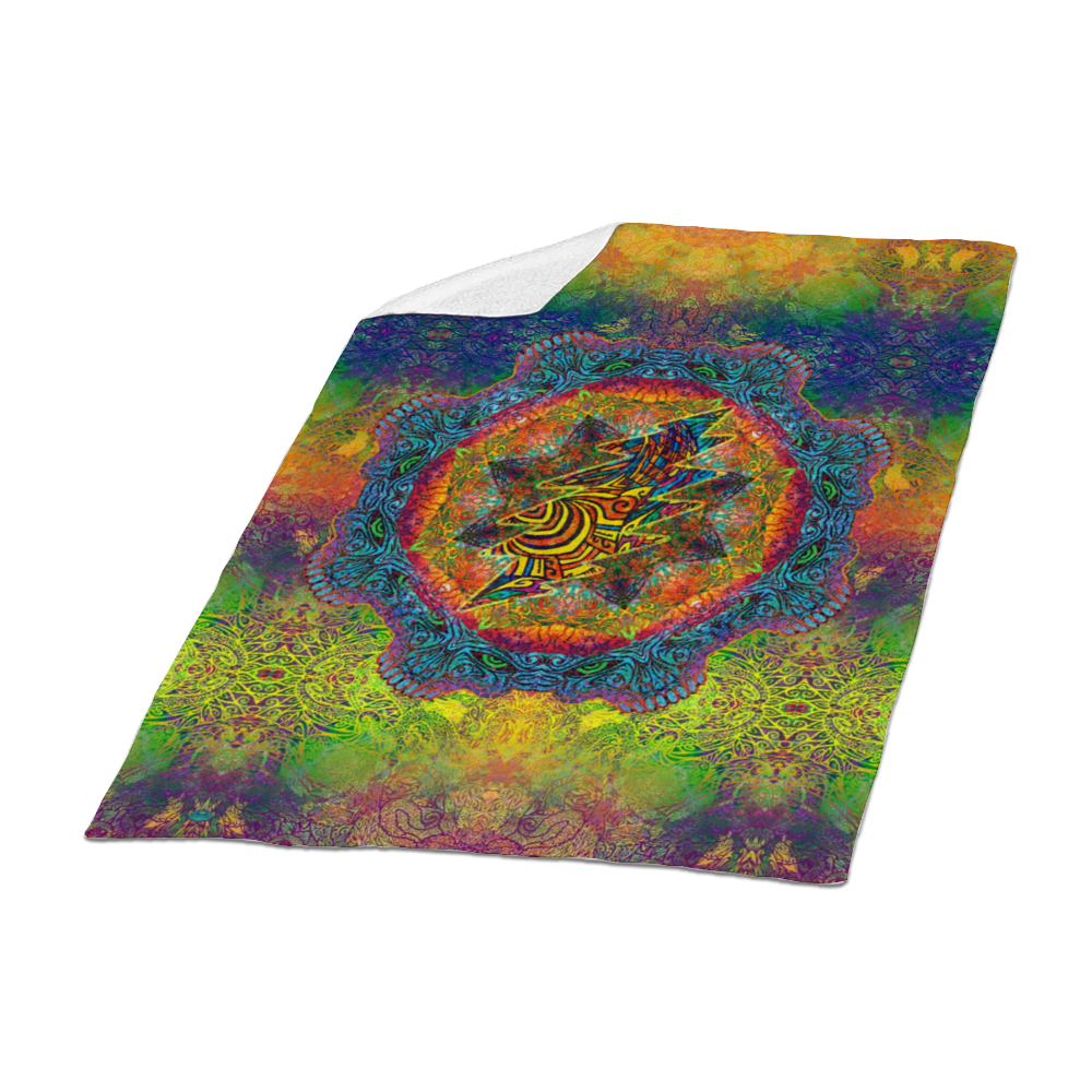 Stealie Mandala Sherpa Blanket