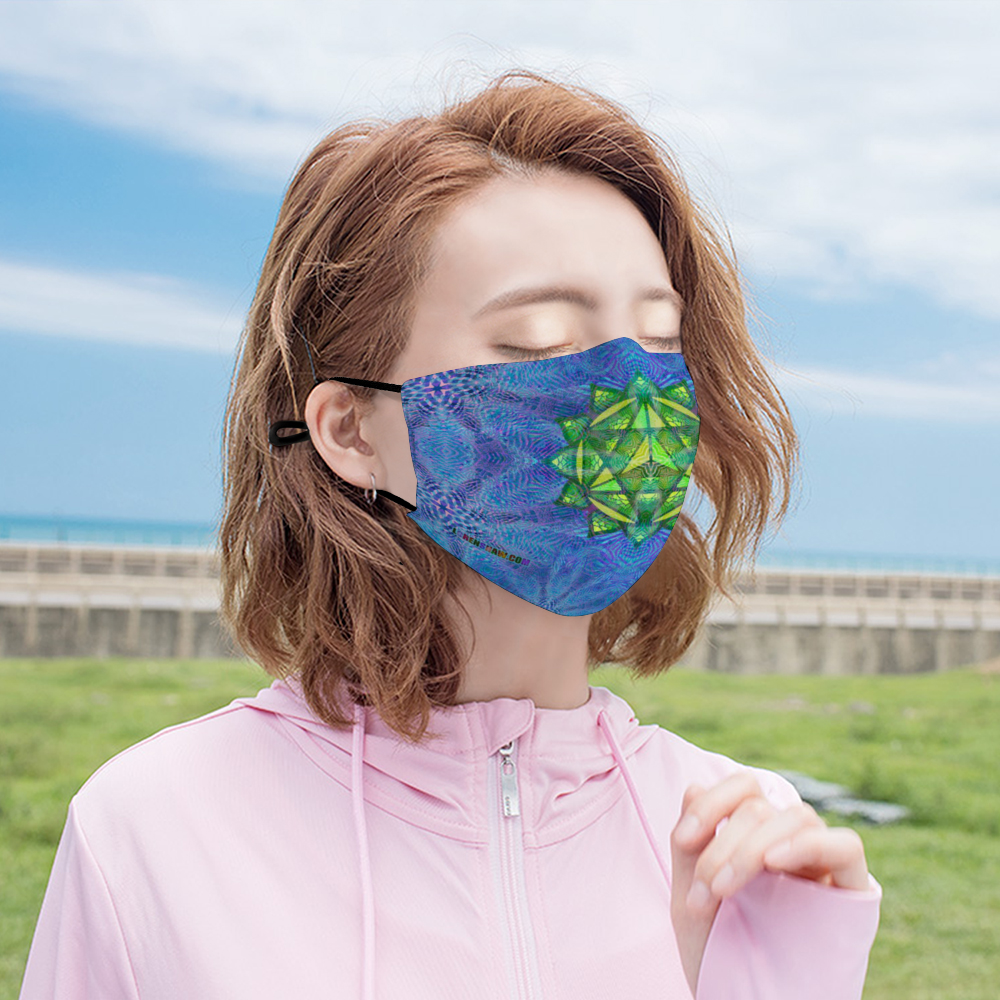 Heart Chakra Face Mask w/ 2 Filters