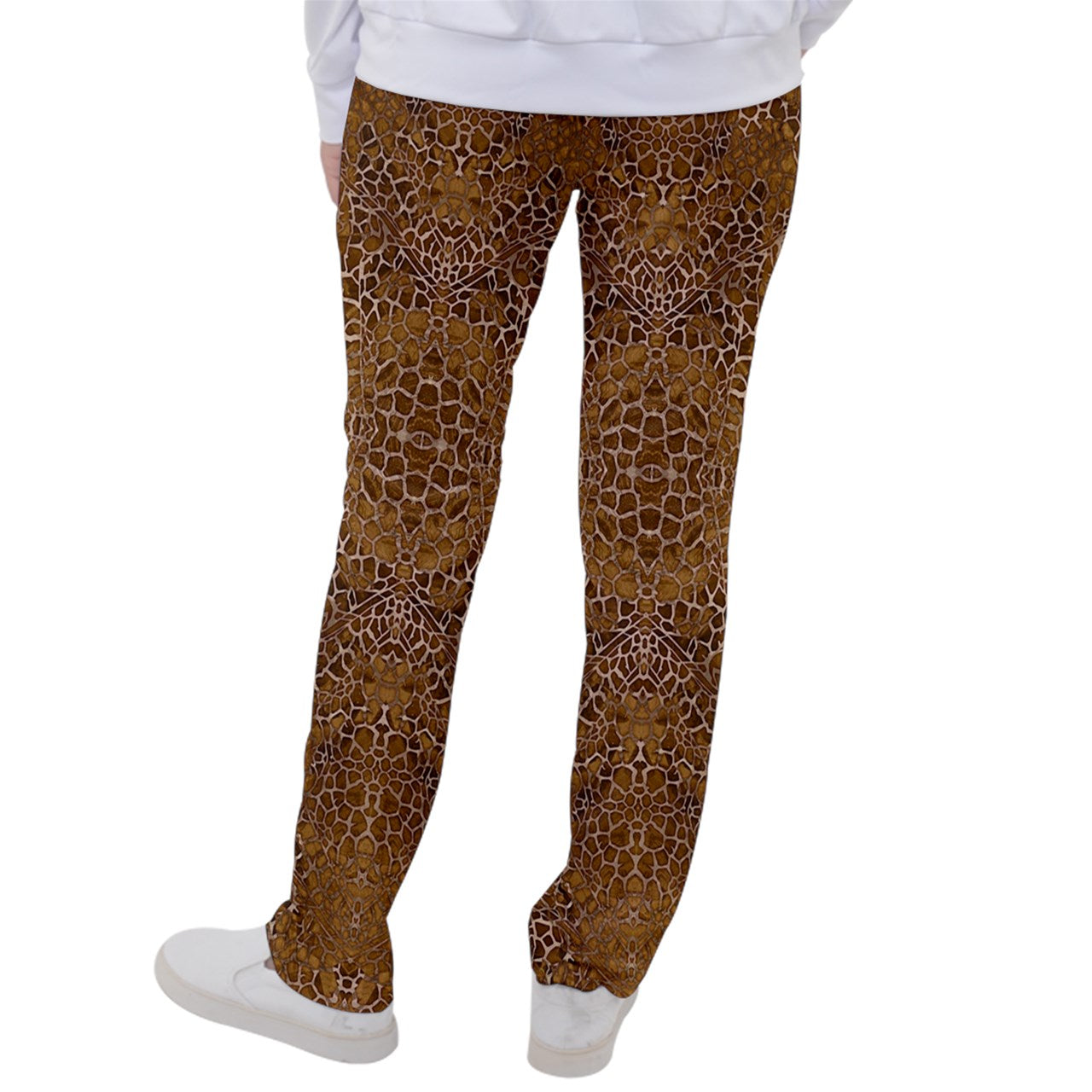 Giraffe Pleather Casual Pants