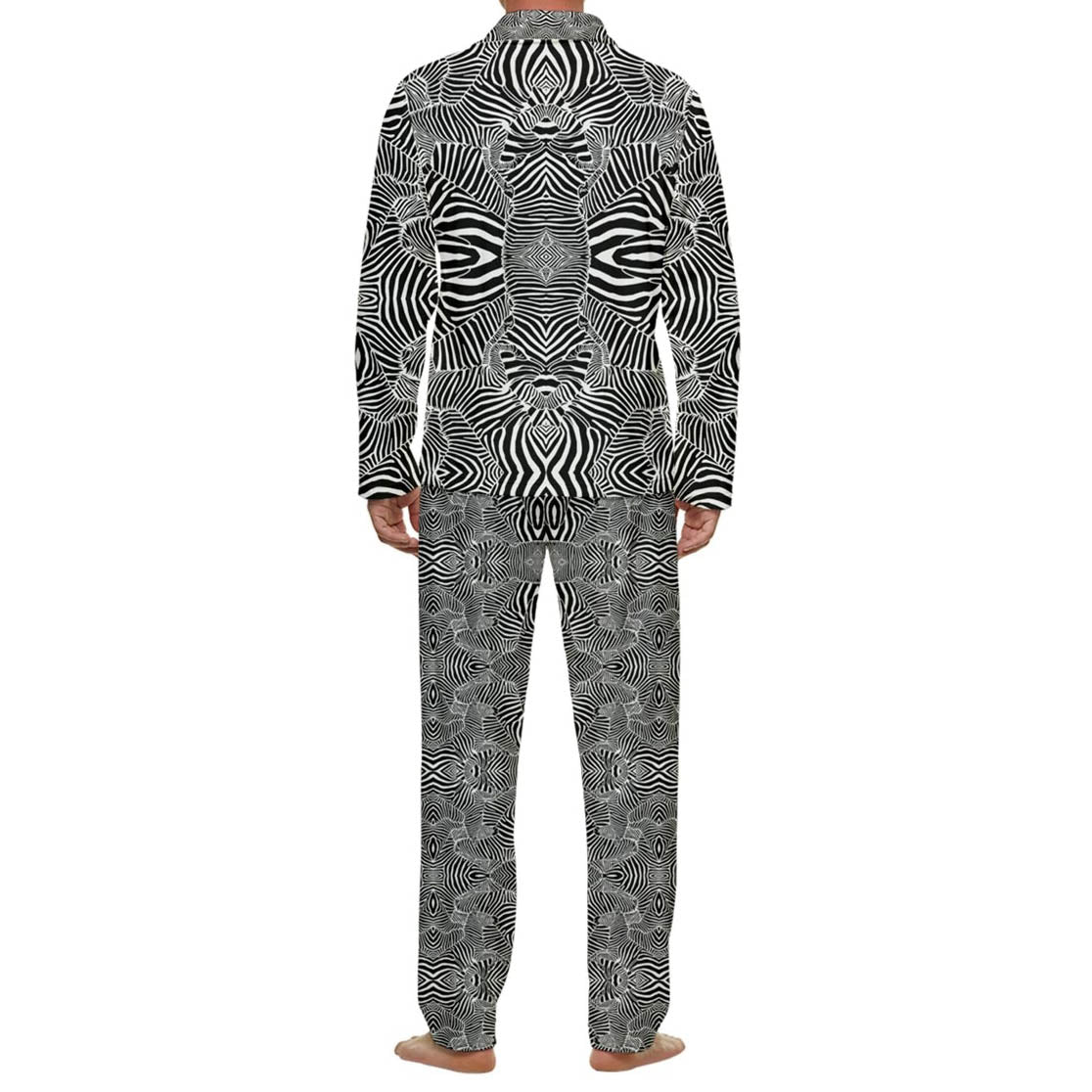 Zebra Vibes Velvet Lounge Suit