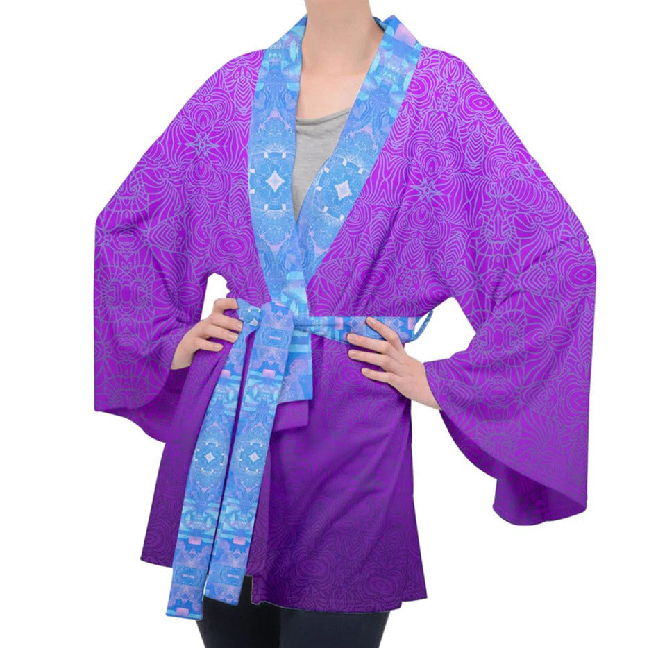 Third Eye Elle Velvet Kimono Robe