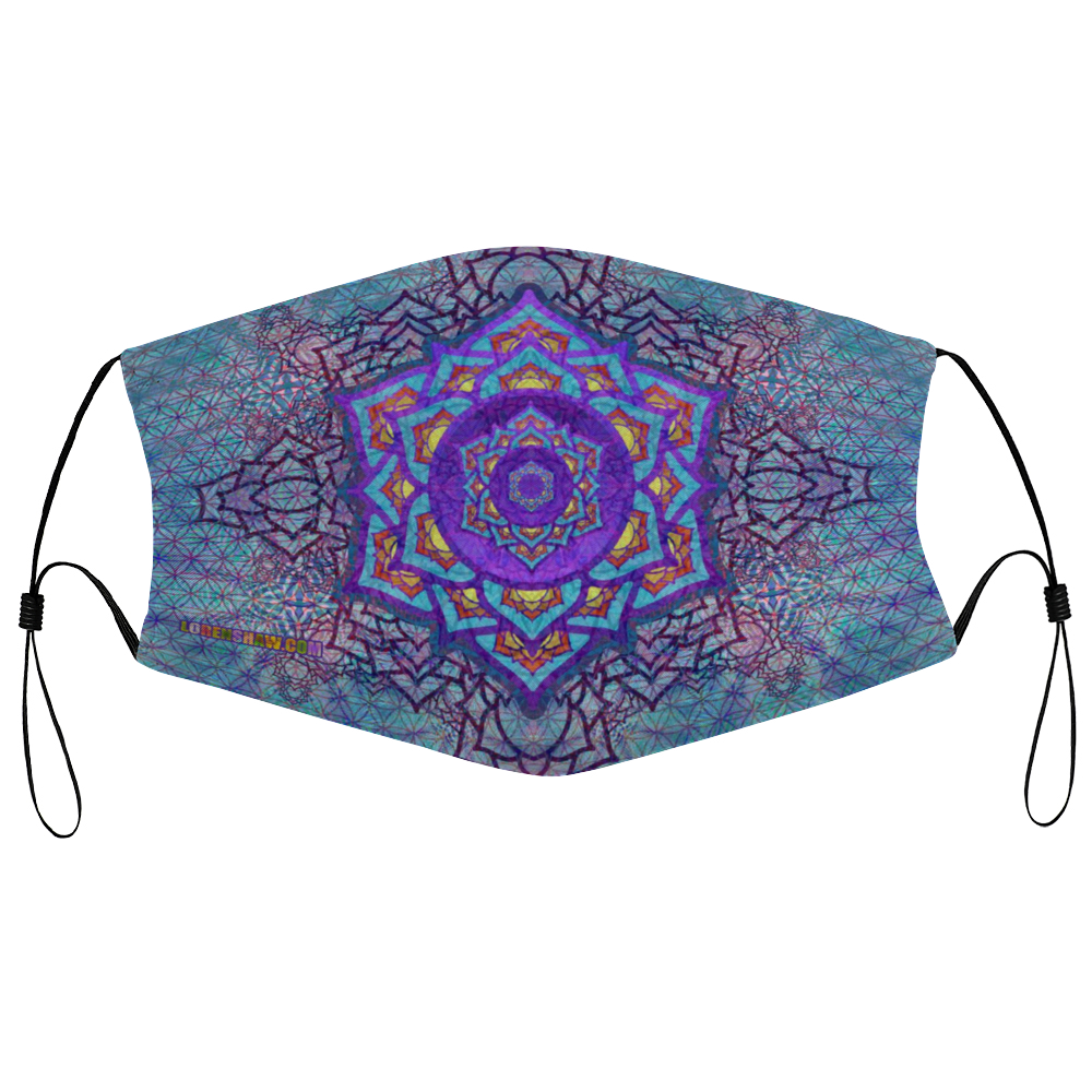 Crown Chakra Face Mask w/ 2 Filters
