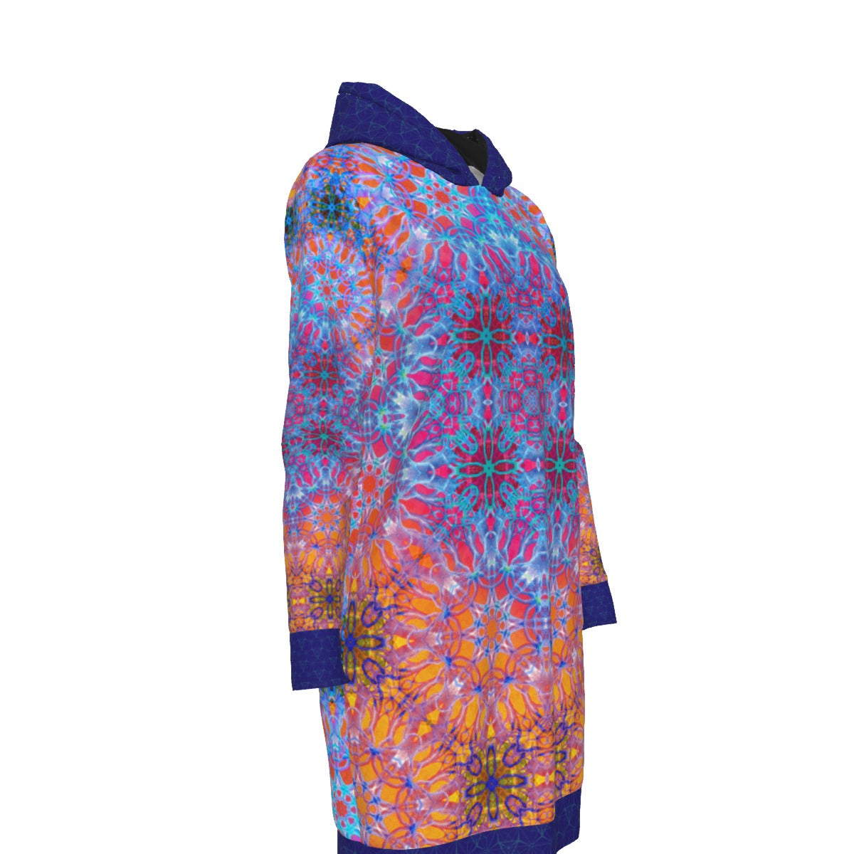 Psychedelic Warrior Sri Yantra Hoodie