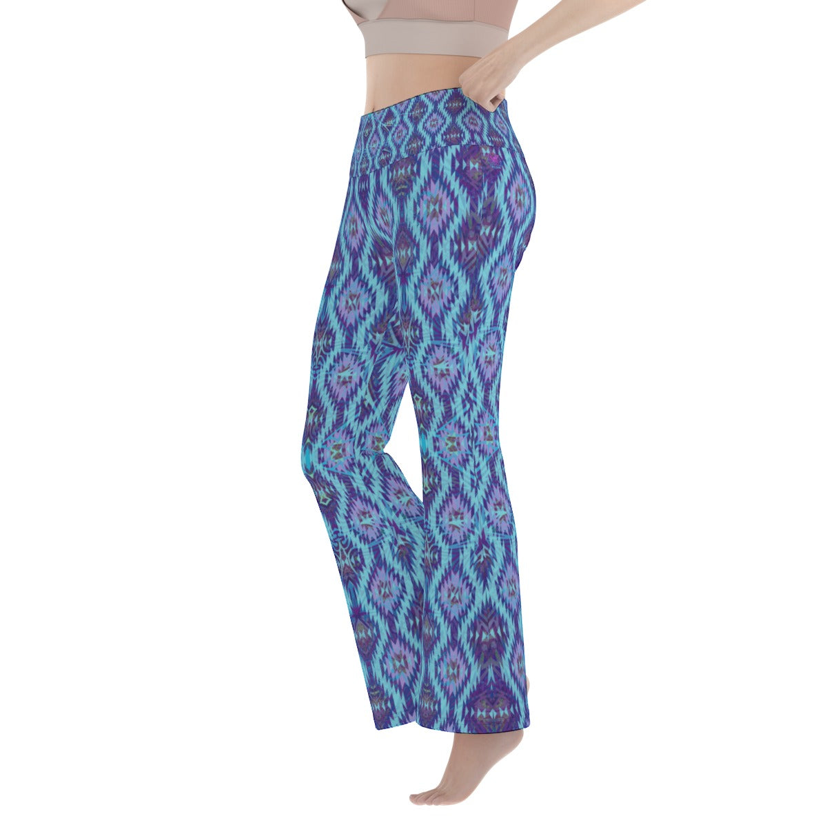 Navajo Aqua Flare Yoga Pants