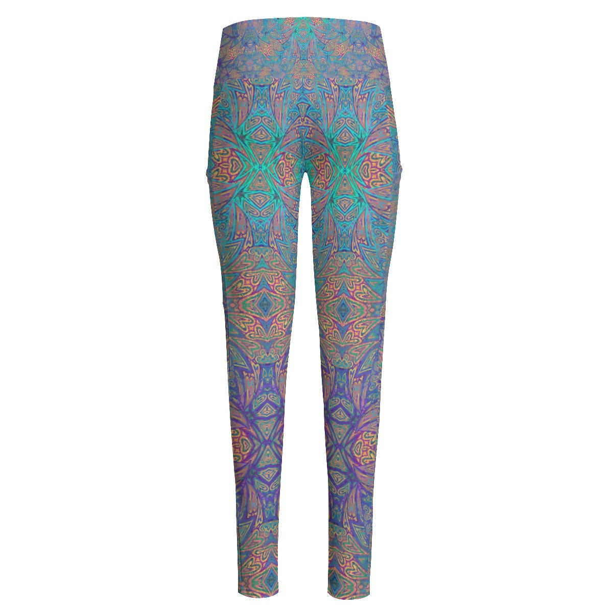 1000 Hearts High Waist Leggings With Side Pockets