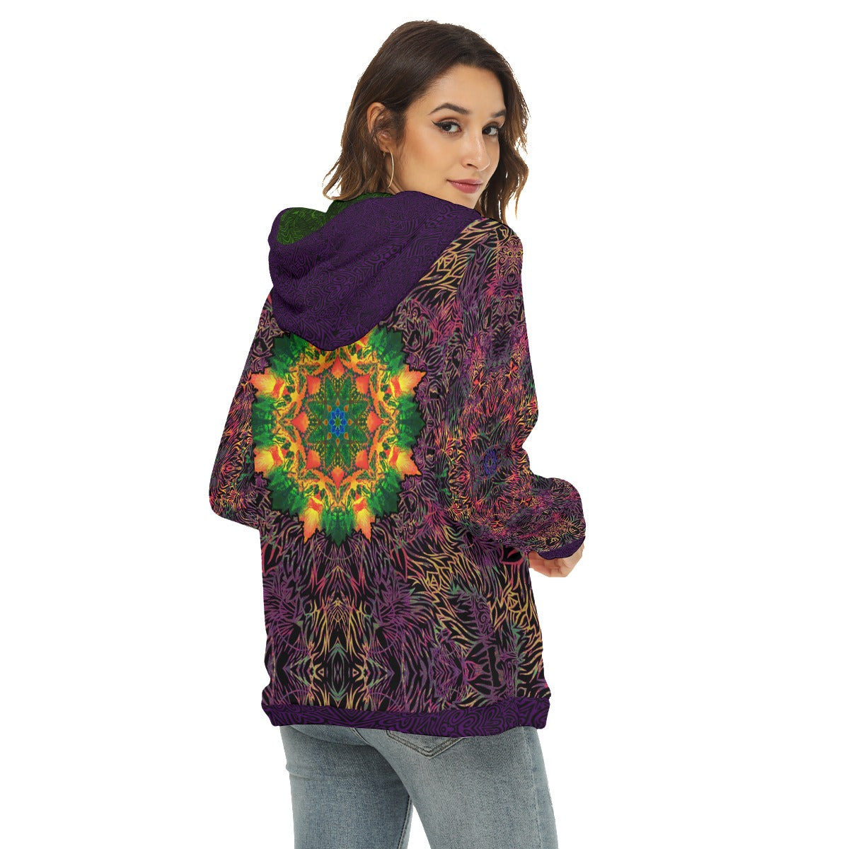 Heart of a Lion Plush Fleece Hoodie
