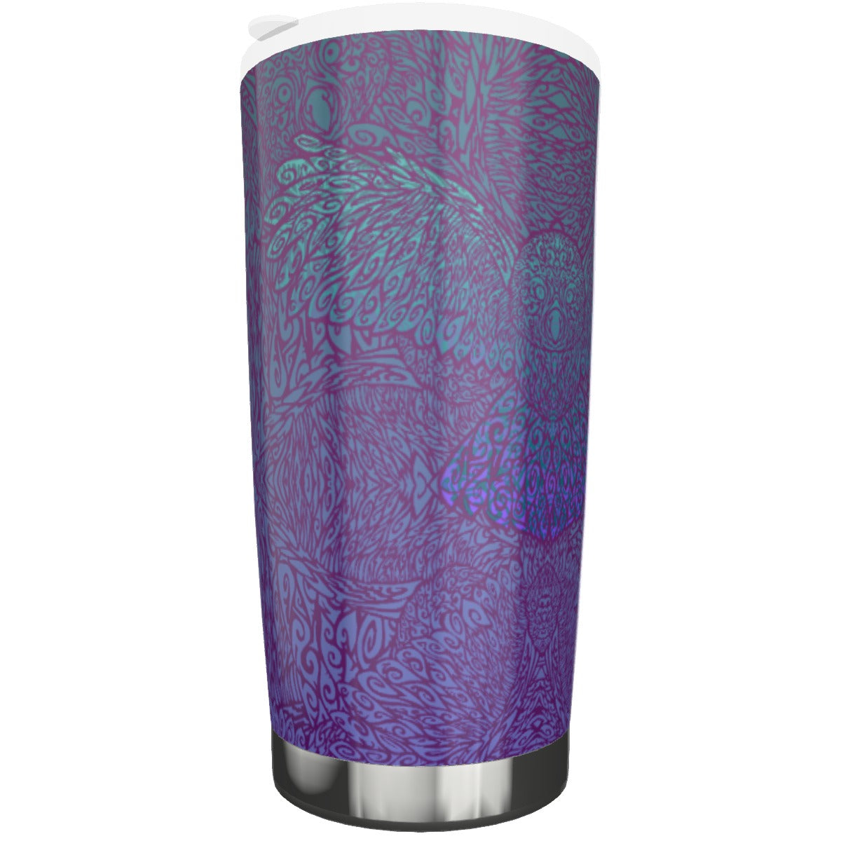 Violet Owl Stainless Steel Tumbler 20oz